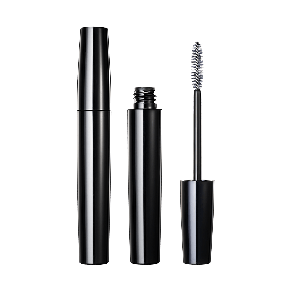 Electroplata argentea splendida 4ML parva capacia recta per utrem plasticum mascara tubus HM1176