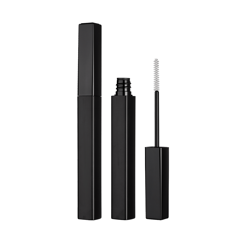 4.5ml quadratum matte nigrum parvum tubus tenuissimus aluminium mascara HM1256